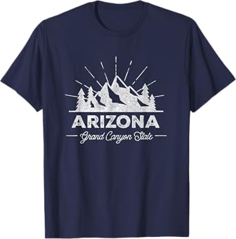 Arizona T Shirt Vintage Hiking Retro Tee Design T-Shirt