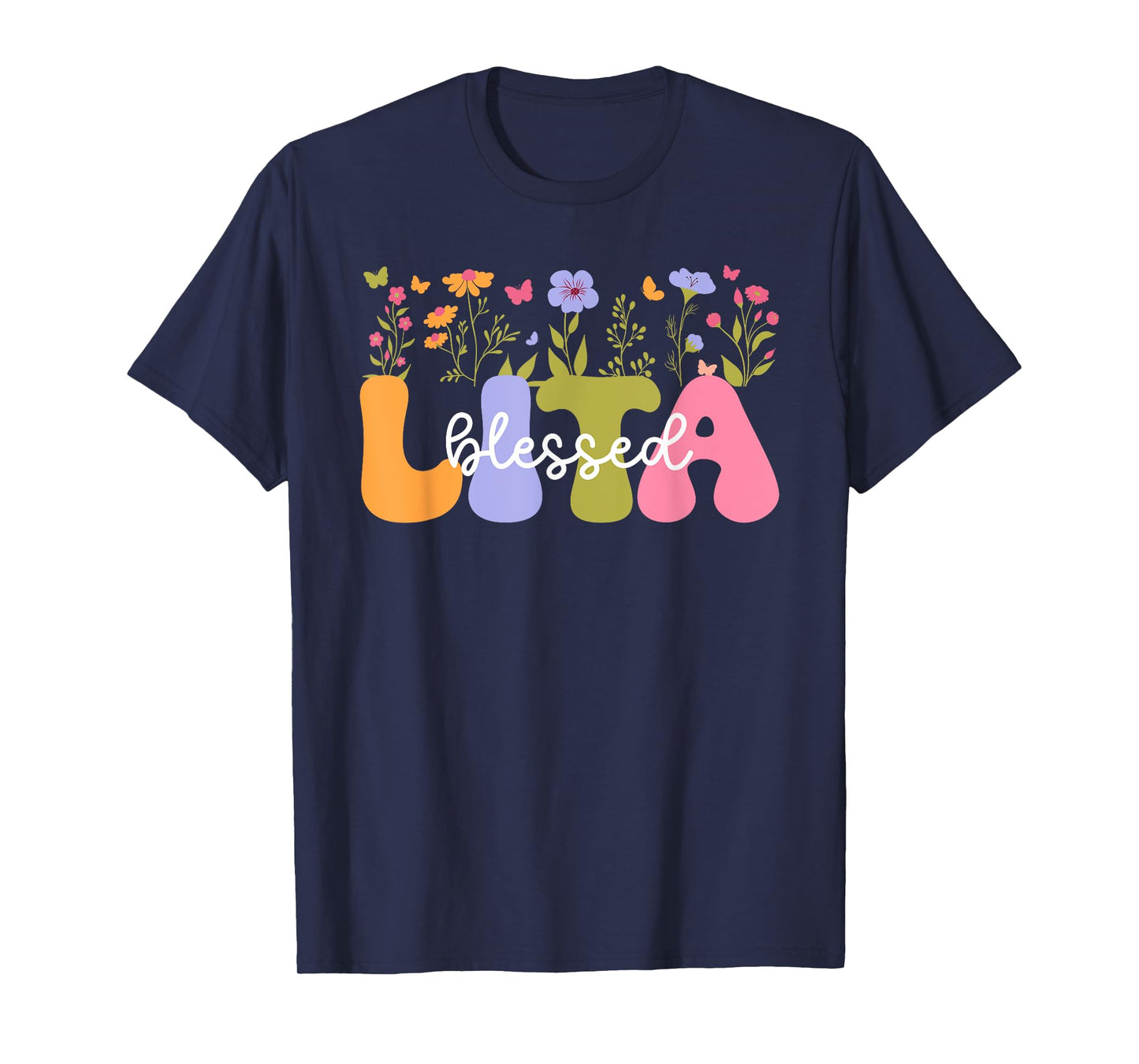 Blessed Lita Grandma Groovy Lita Grandmother T-Shirt