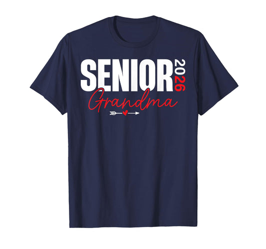 2026 Senior Grandma Class of 2026 Graduate Graduation Year T-Shirt