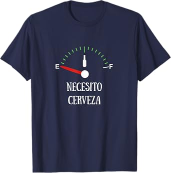 I Need Beer Necesito Cerveza Funny Beer Drinker T-Shirt