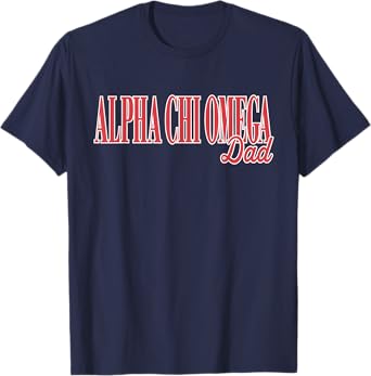 Alpha Chi Omega New Classic Dad T-Shirt