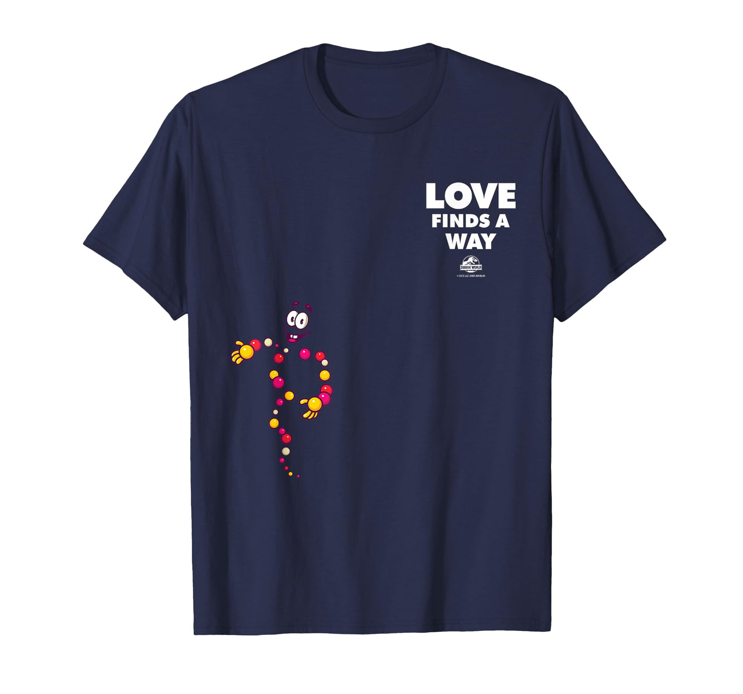 Jurassic World Mr. DNA Love Finds A Way T-Shirt