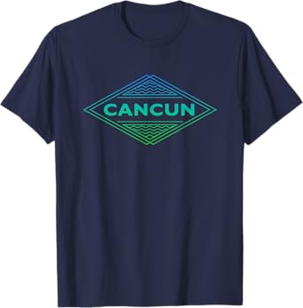 Vintage Cancun Mexico Retro Surfer Mexican Vacation Souvenir T-Shirt