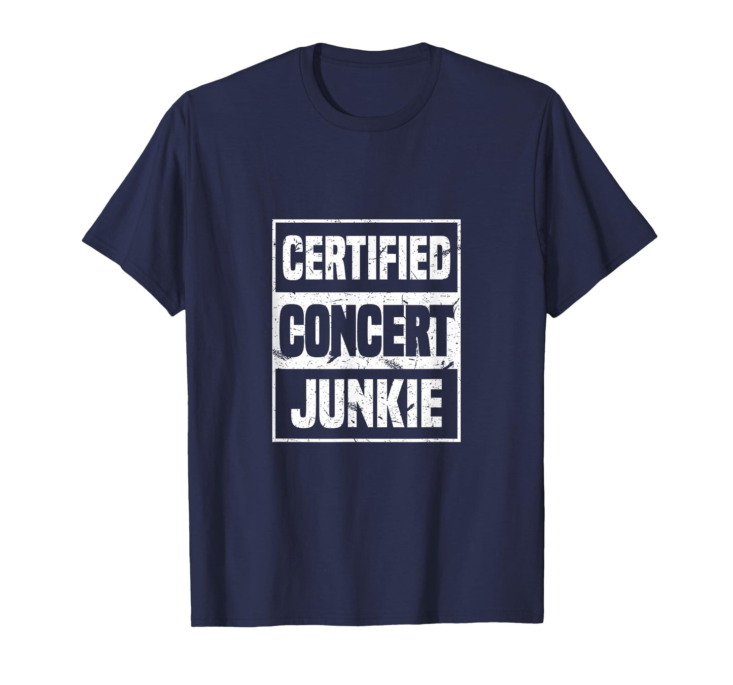 Certified Concert Junkie | Concert Outfit Pop Music Fan T-Shirt