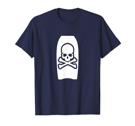 Bodyboarding Skull and Cross Bones T-Shirt