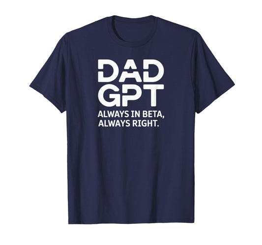 Funny Tech Dad Funny Father's Day AI Geek Style T-Shirt