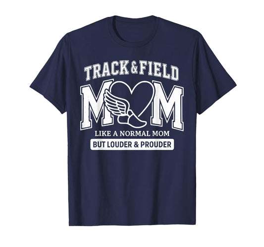 Funny Senior Track Mom Life 2025 Sports Class Of 2025 Mama T-Shirt