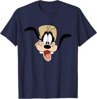 Disney A Goofy Movie 30th Anniversary Fishing Goofy Big Face T-Shirt