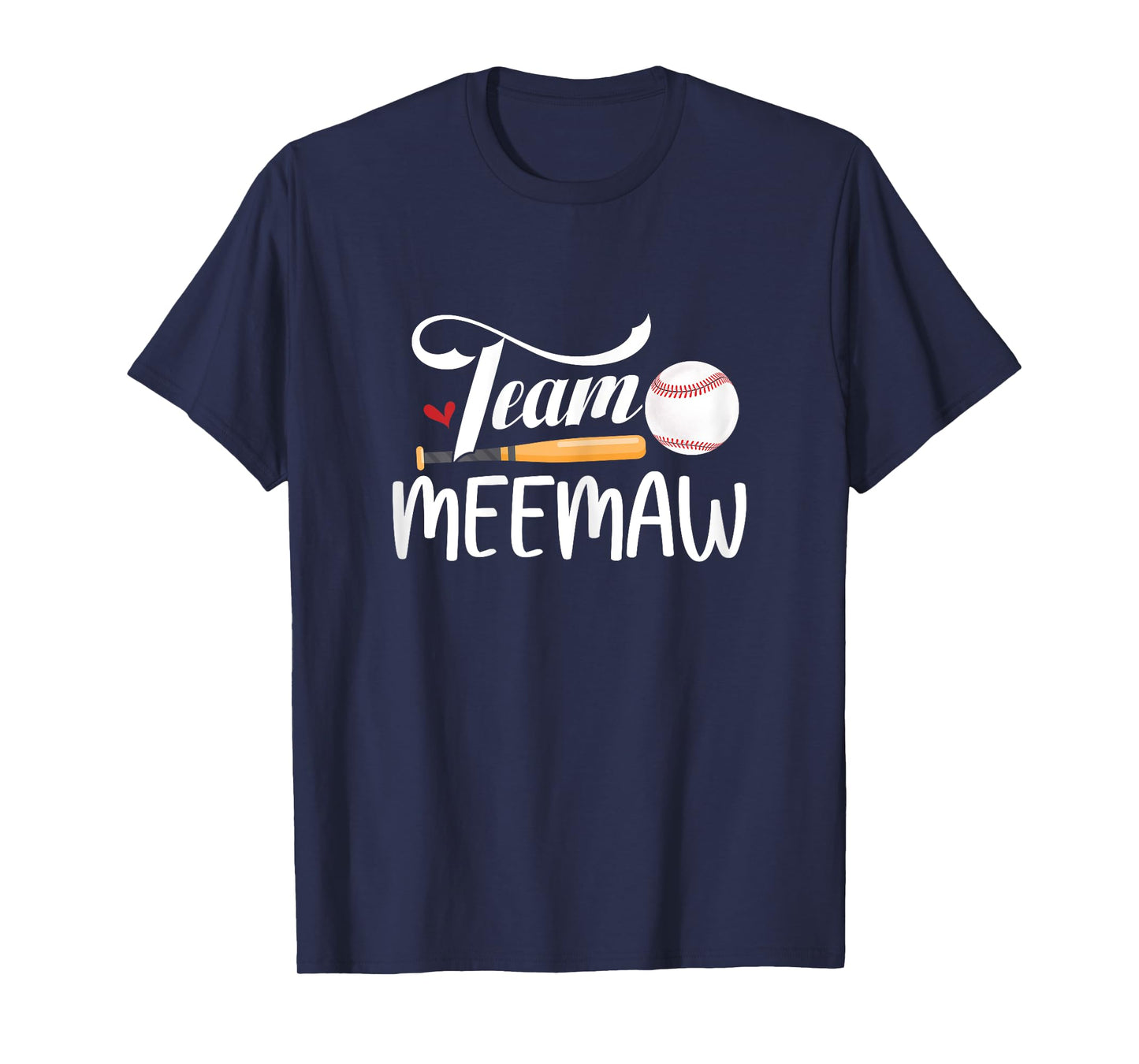 Team Meemaw Baseball Meemaw Life Mother's Day Sport Lovers T-Shirt