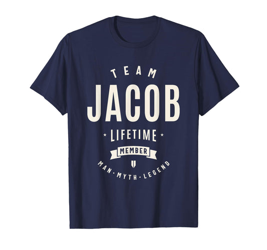 Team Jacob Lifetime Member Funny Name Jacob T-Shirt