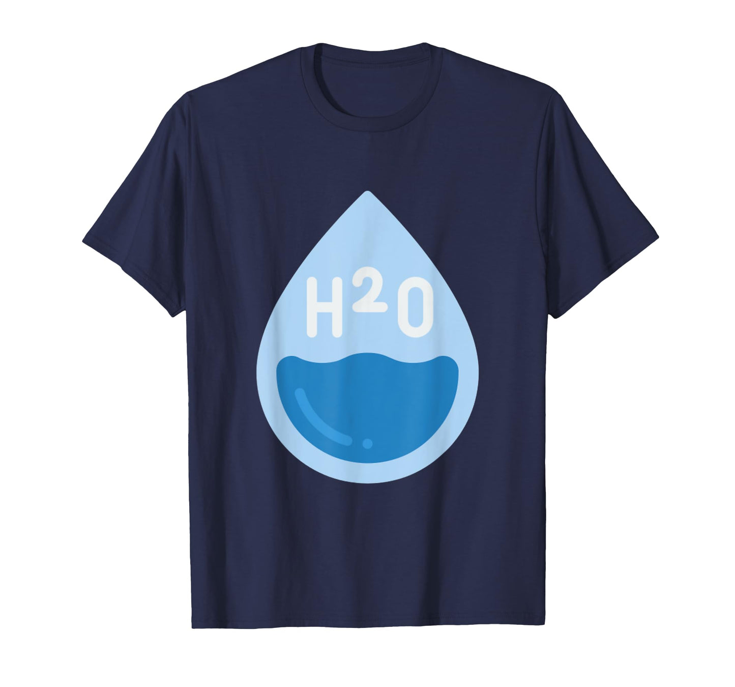 Water Droplet Waterdrop Raindrop Water Lover Hydration T-Shirt