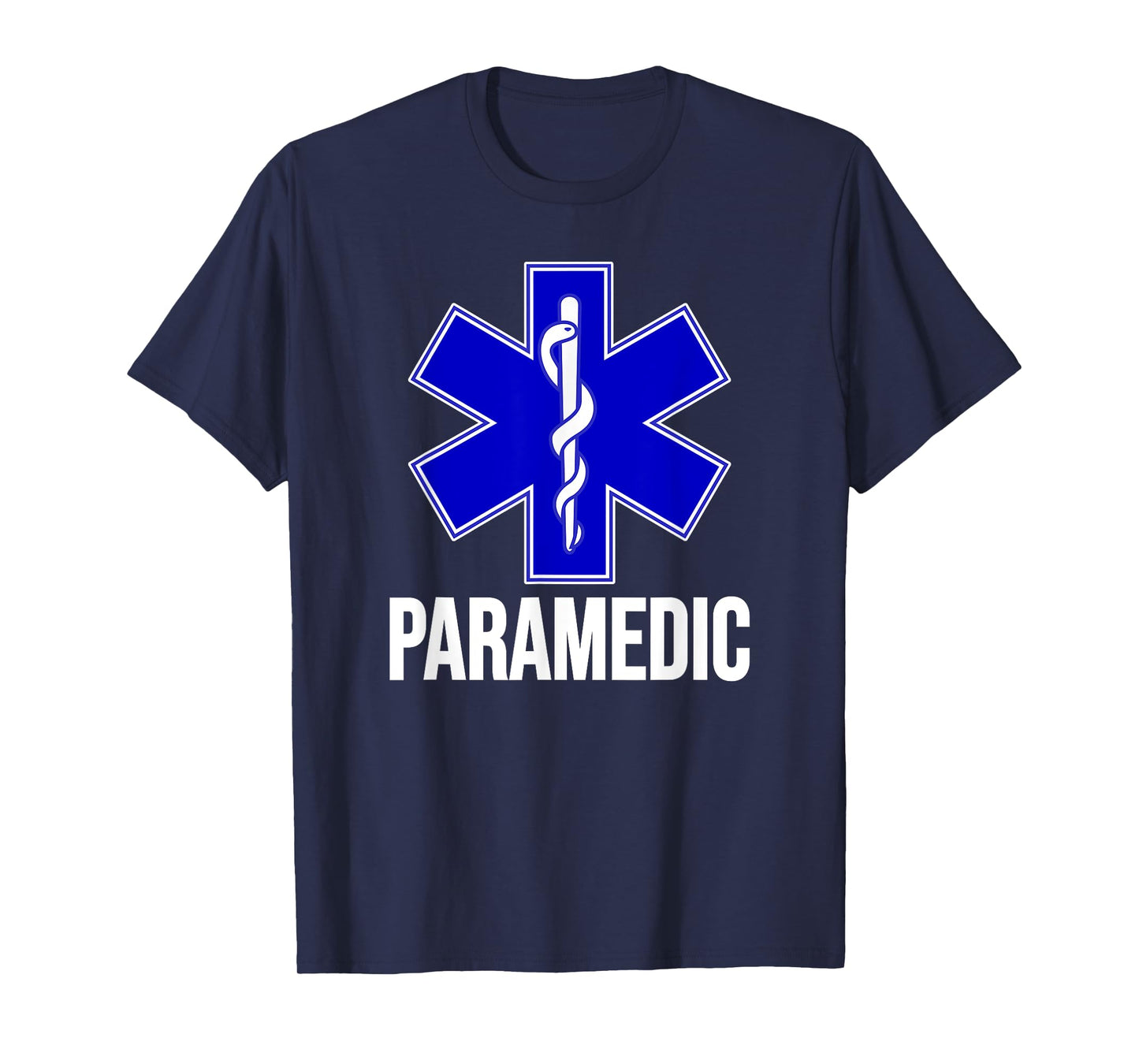 PARAMEDIC STAR OF LIFE EMT EMS AMBULANCE UNIFORM COSTUME TEE T-Shirt
