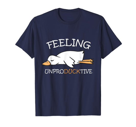 Feeling Unproductive Retro Design For Work And Life T-Shirt