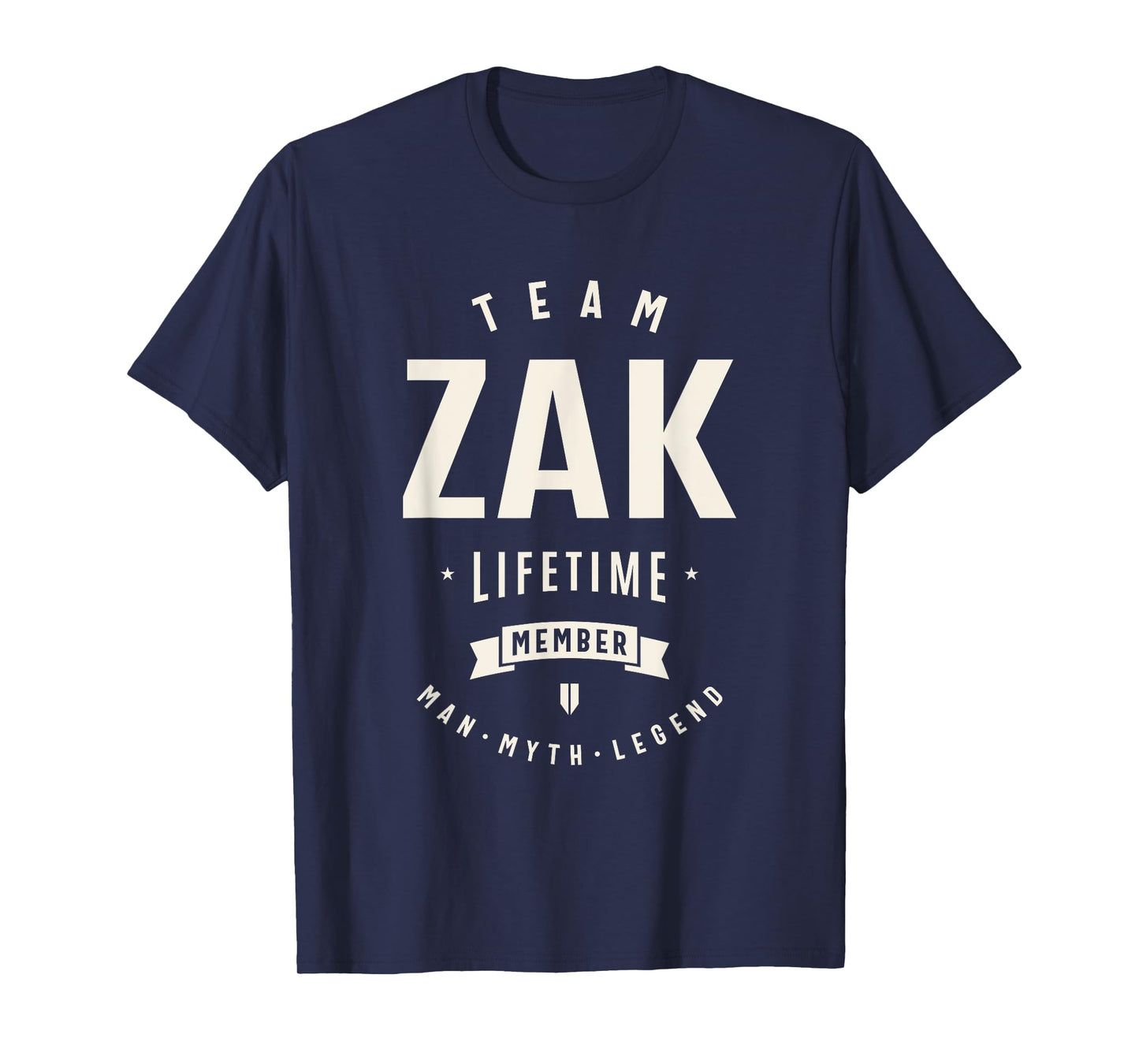 Team Zak Lifetime Member Funny Name Zak T-Shirt