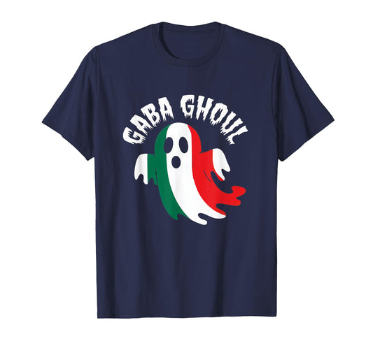 Halloween Gaba Ghoul Ghost Funny Italian Gabagool Pun T-Shirt