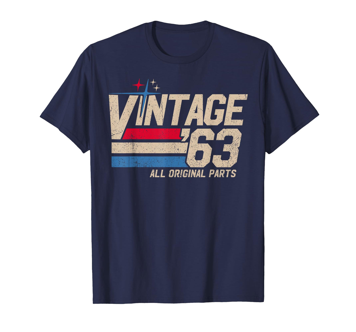 Vintage '63 Retro 62nd Birthday for Men Dad USA Since 1963 T-Shirt