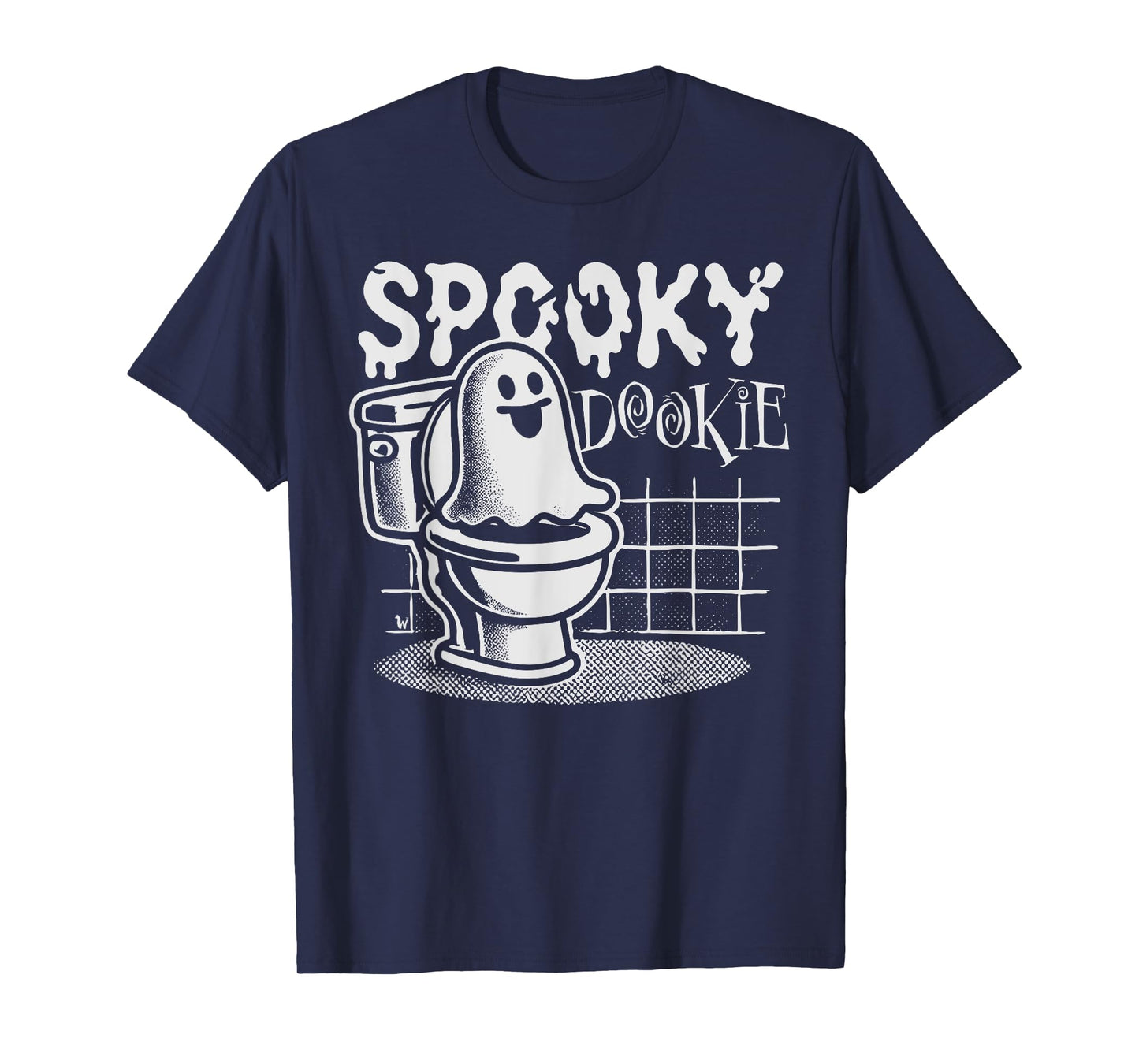 Spooky Dookie Halloween Funny For Men Women T-Shirt