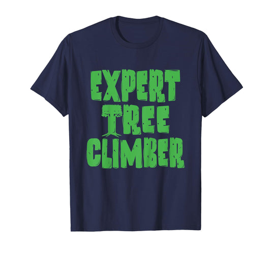 Expert Tree Climber Vacation Summer Kids Graphic Funny T-Shirt