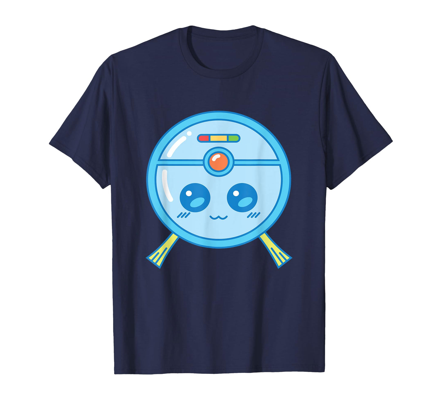 Cute Robot Vacuum Cleaner Cleaning Kawaii Kids T-Shirt