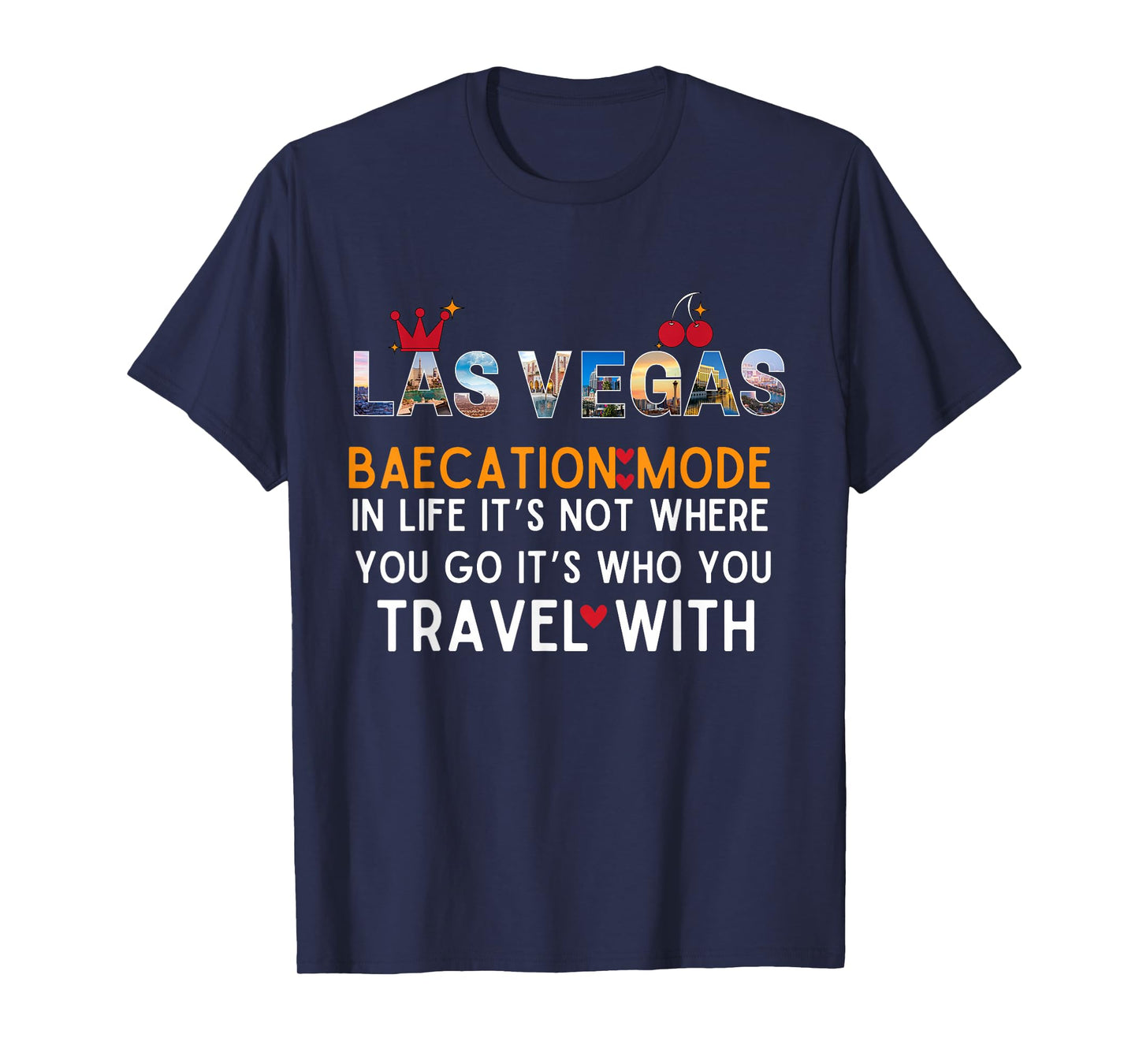 Las Vegas Baecation Mode Couples 2025 Matching Honeymoon T-Shirt