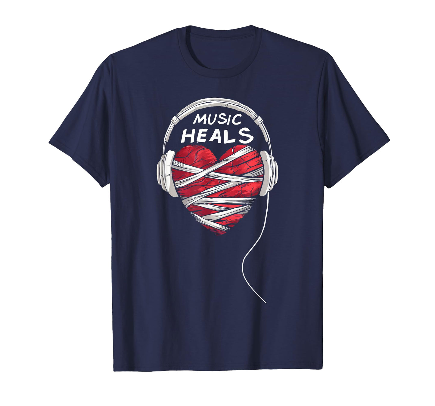 Music Heals Musician Music Lover T-Shirt