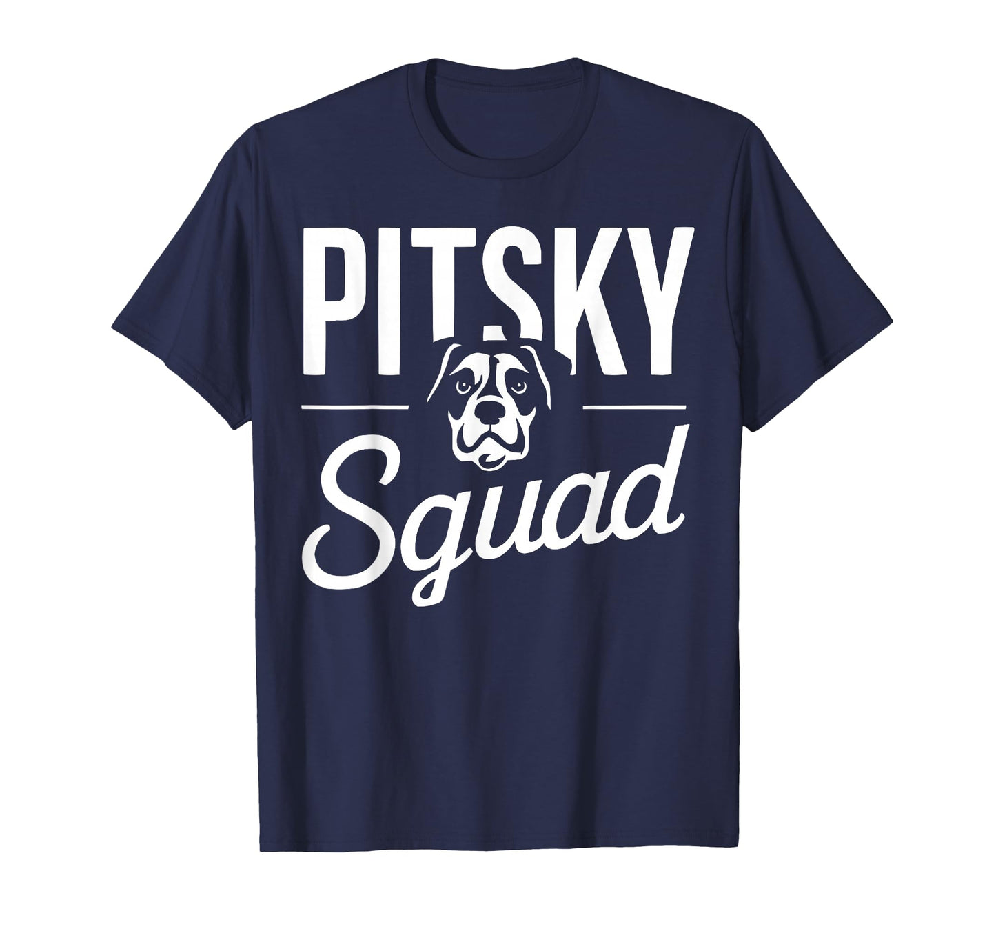 Pitsky Owner Dog Lover Puppy Pit Bull Siberian Husky T-Shirt