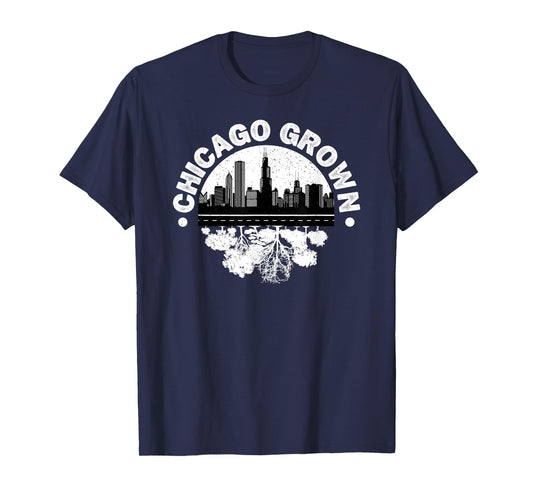 Chicago Grown Skyline Roots T-Shirt