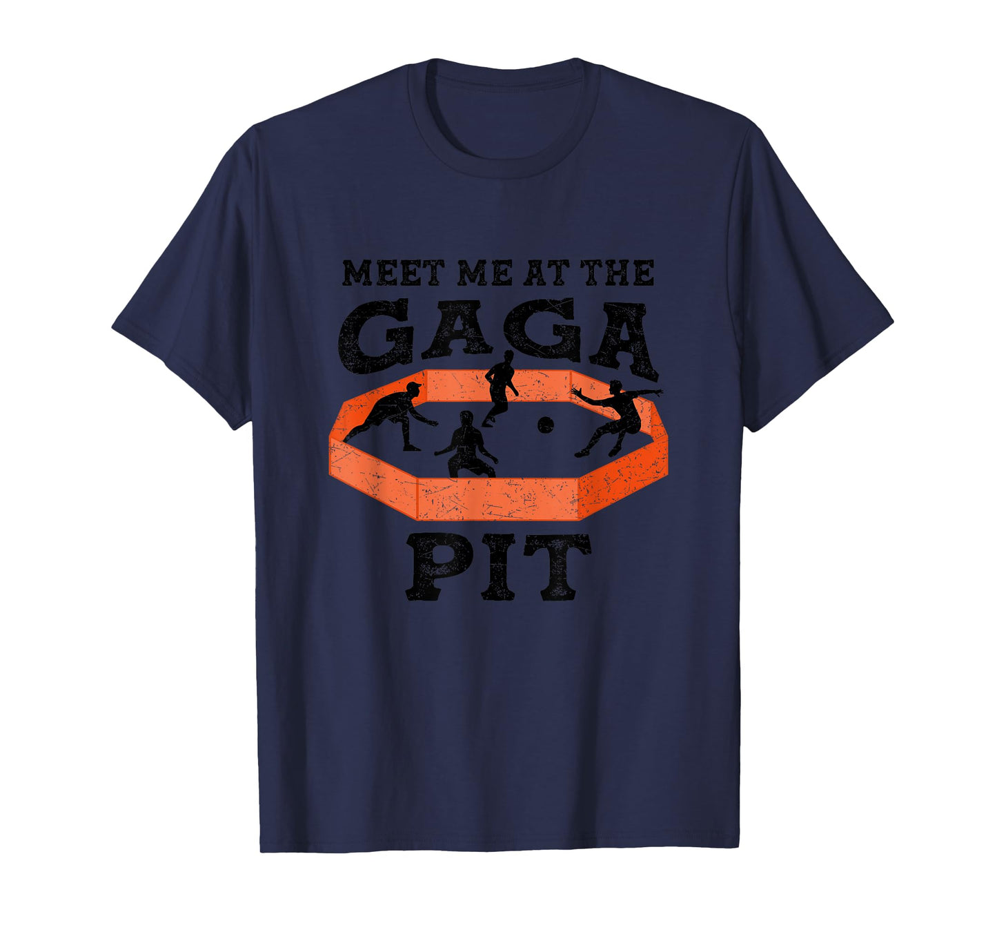 Meet Me At The Gaga Pit Dodgeball Costume Boy Girl Gaga Ball T-Shirt