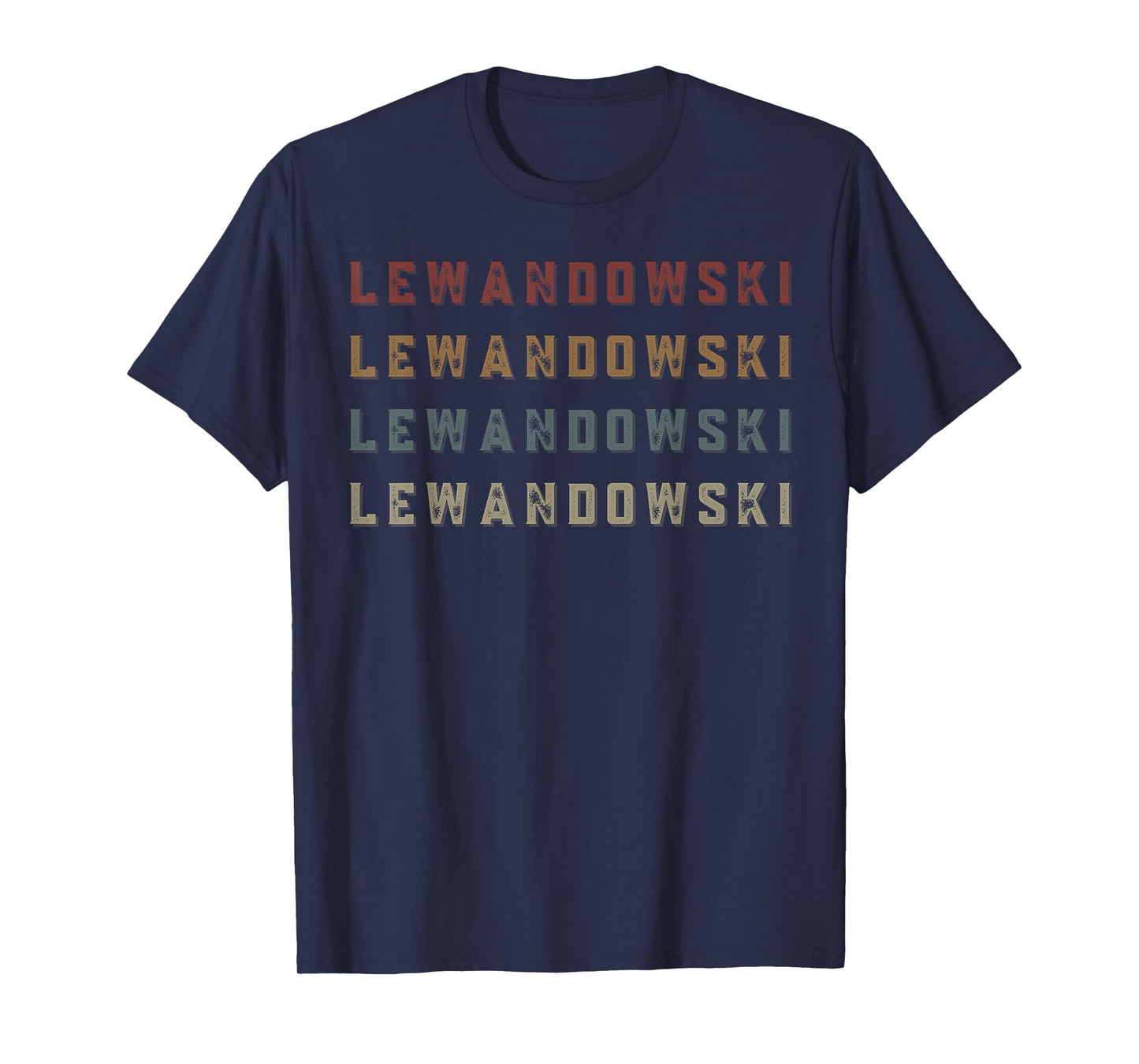 Vintage Lewandowski Name Funny Love Heart Lewandowski Grunge T-Shirt