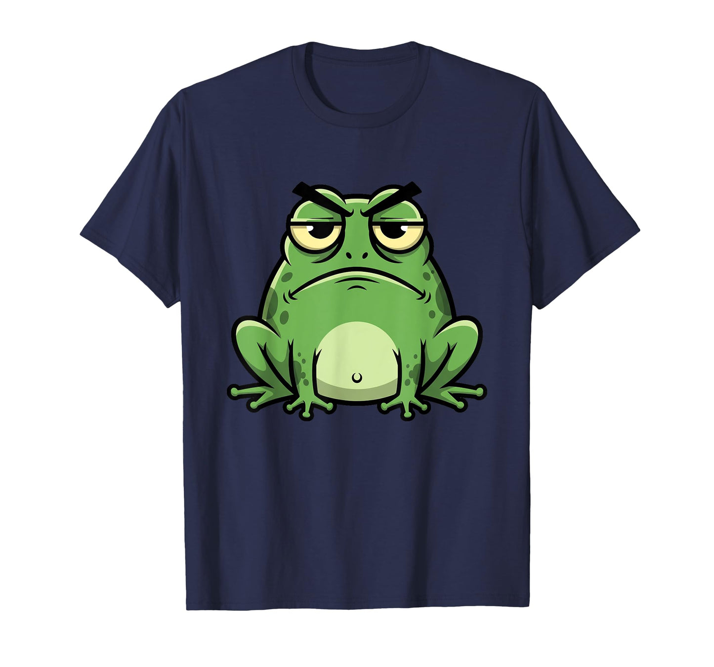 Funny Grumpy Frog Toad Animal Design Gift for Men Women Kids T-Shirt