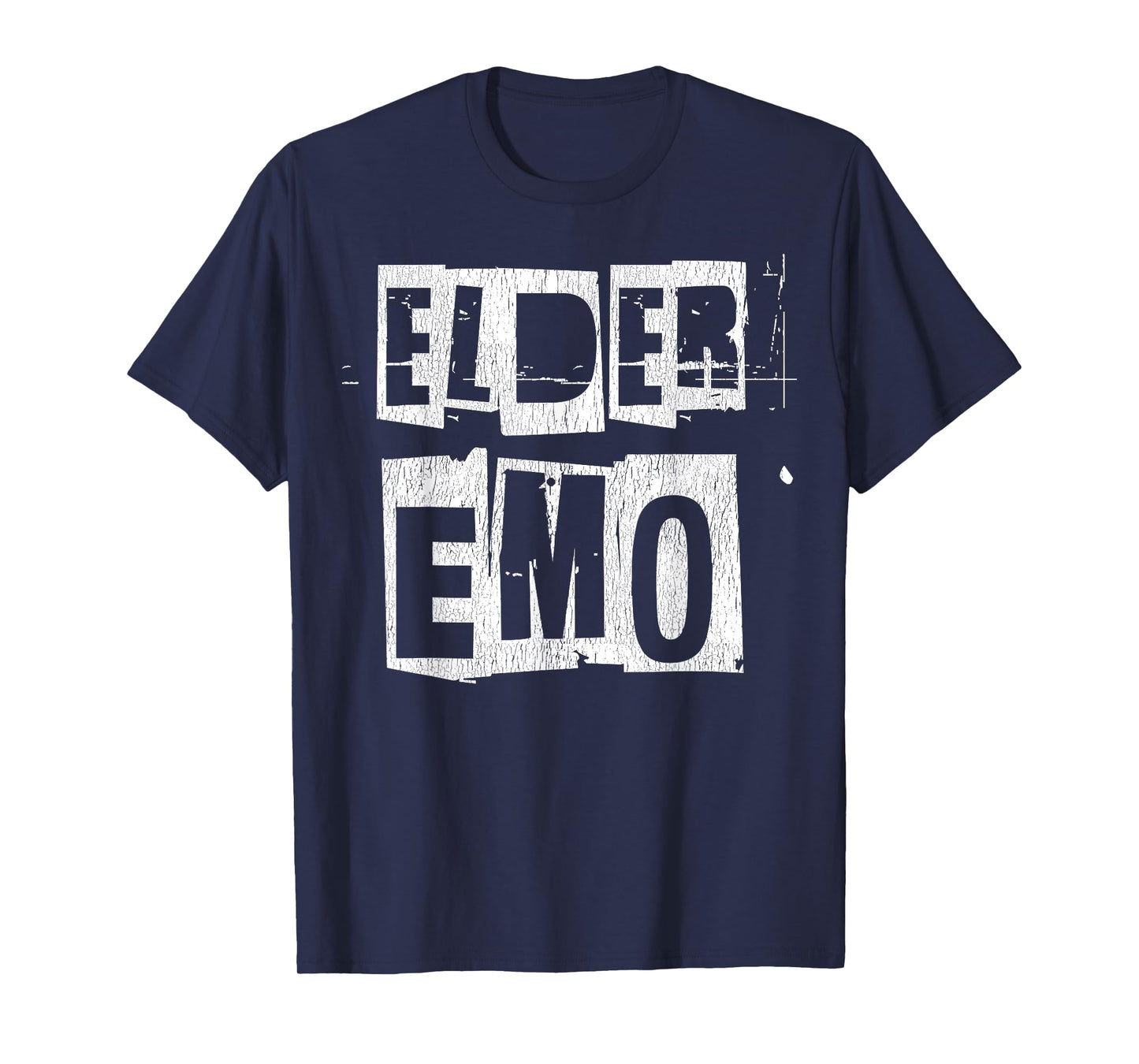 Elder Emo Funny Emo Phase Funny Punk Rocker Aesthetic T-Shirt