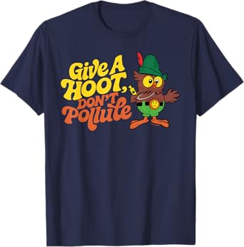 Give A Hoot Don't Pollute! Woodsy Owl Classic Conservation T-Shirt