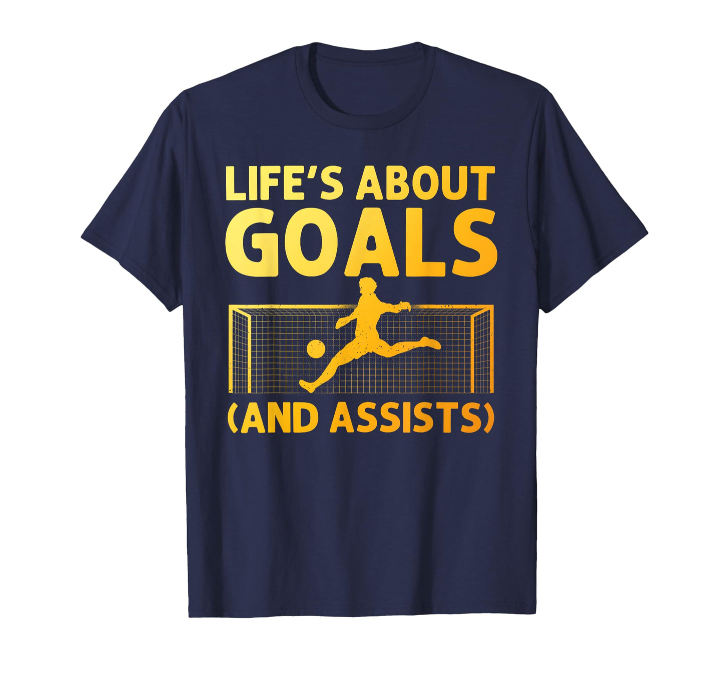 Funny Soccer Art for Boys Girls Men Women Gag Soccer Player T-Shirt