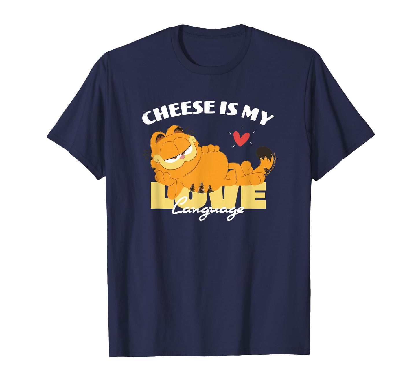 Garfield Cheese is My Love Language T-Shirt