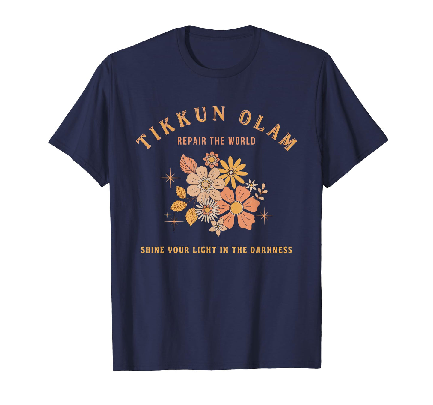 Tikkun Olam Hebrew Fix the World Shalom T-Shirt