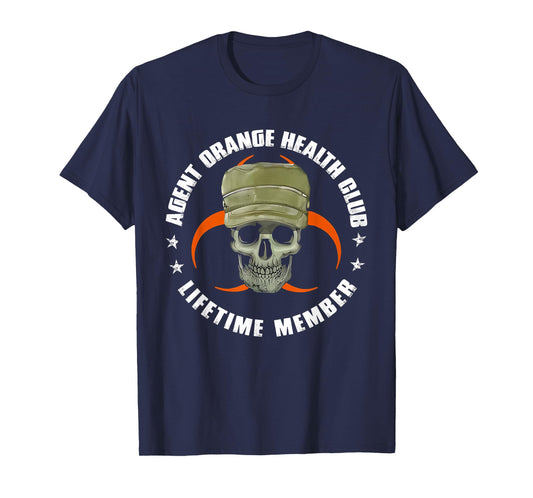 Orange Agent Health Club Lifetime Member Vietnam Veterans T-Shirt