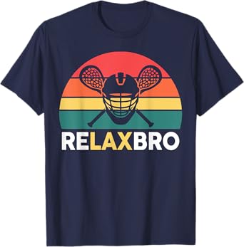 Lacrosse-Shirt Relaxbro Funny Lacrosse Lax Boys Youth Men T-Shirt