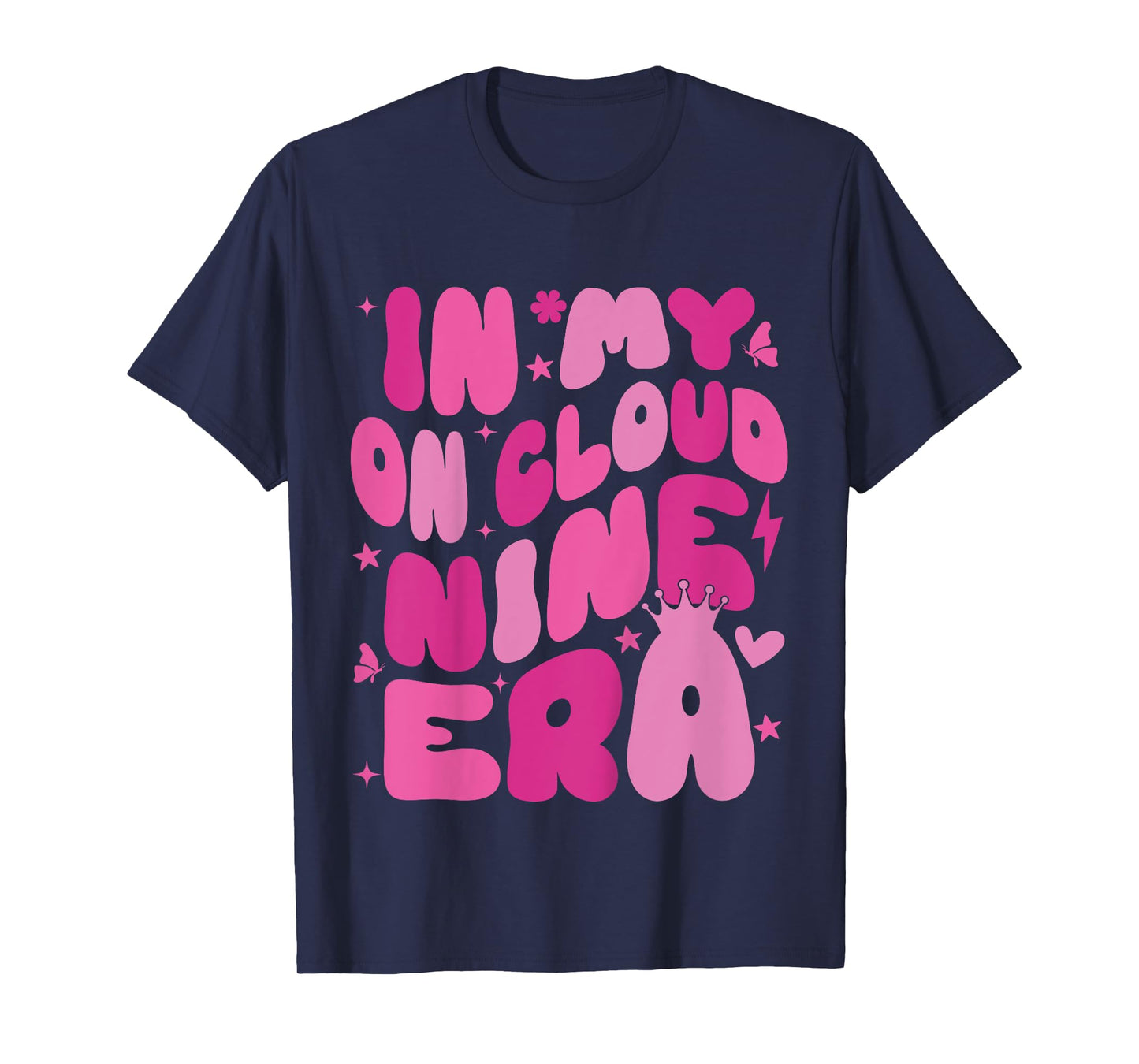 In My On Cloud Nine Era 9th Birthday Decoration Party Kids T-Shirt