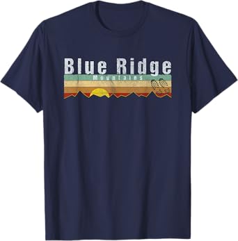 Blue Ridge Mountains - Vintage Blue Ridge Gift T-Shirt
