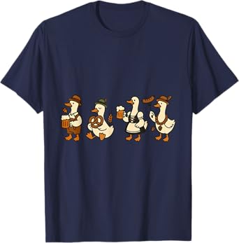 Oktoberfest Goose German Octoberfest Beer Prost Drinking T-Shirt