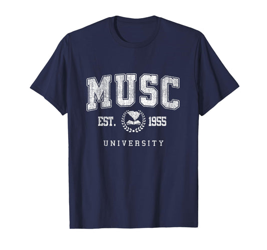 MUSC Arch Collegiate Retro for Tee Men Women T-Shirt