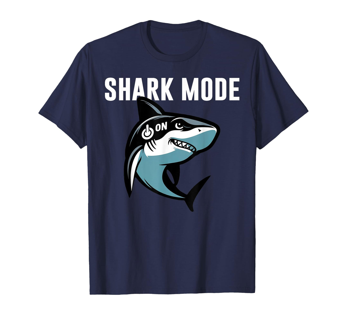Cool Shark Shark Mode On Beach Funny Shark T-Shirt