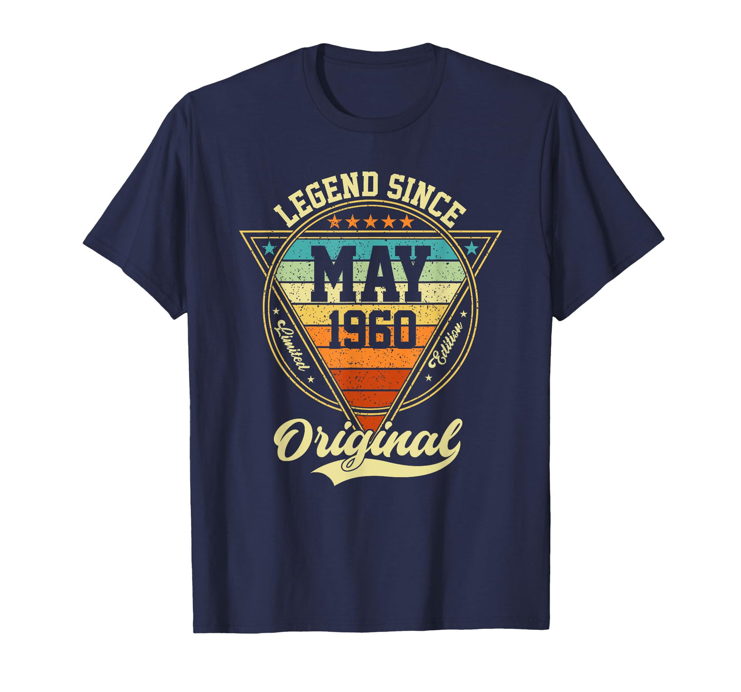 Vintage 65th Birthday Legend Since May 1960 T-Shirt