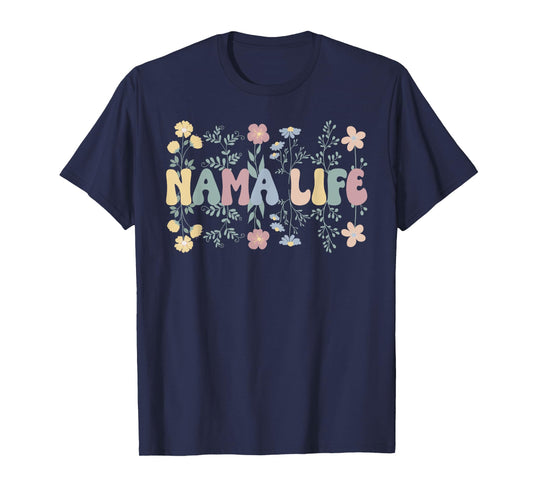 Nama Life Nama Grandmother Groovy Nama Grandma T-Shirt