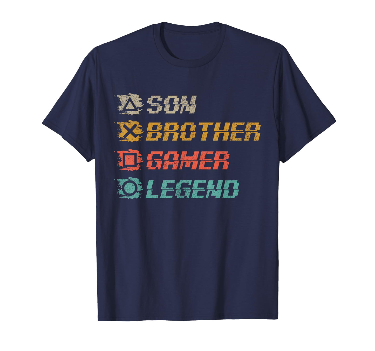 Funny Gamer Vintage Video Games For Boys Brother Son T-Shirt