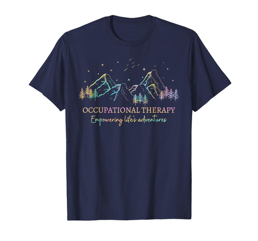 Tie Dye Occupational Therapy Empowering Life's Adventures OT T-Shirt