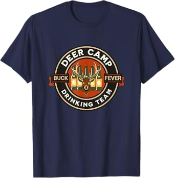 DEER CAMP DRINKING TEAM - FUNNY HUNTING T-Shirt