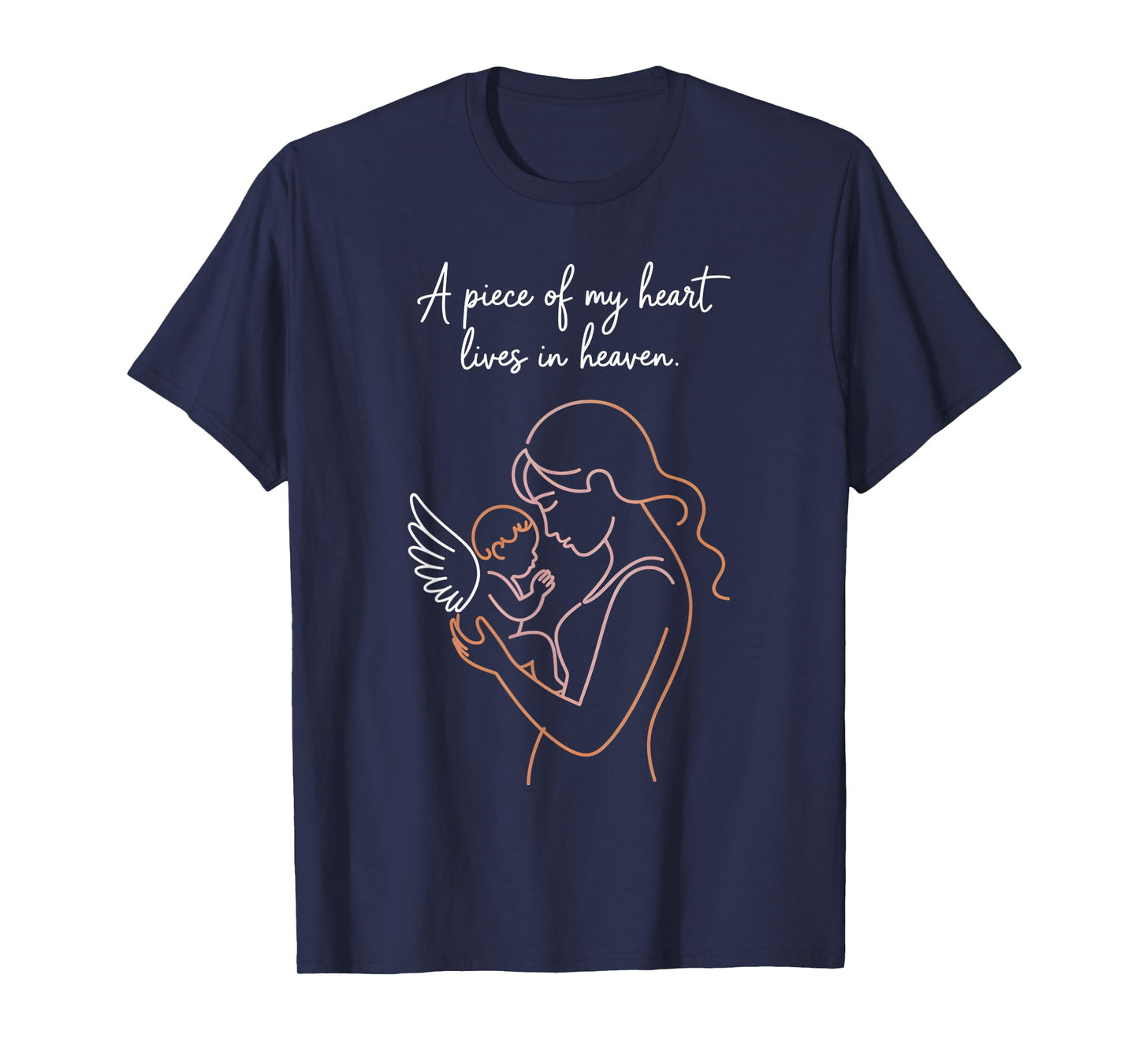 Mom of an Angel Mothers Day Heaven Baby Infant Loss Memory T-Shirt
