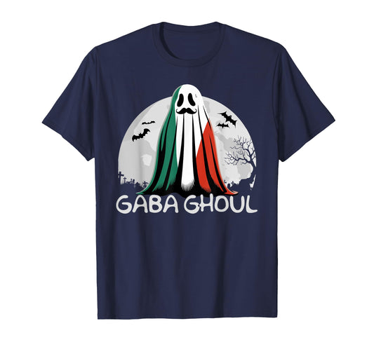 Halloween Graveyard Gaba Ghoul Ghost Funny Italian Gabaghool T-Shirt