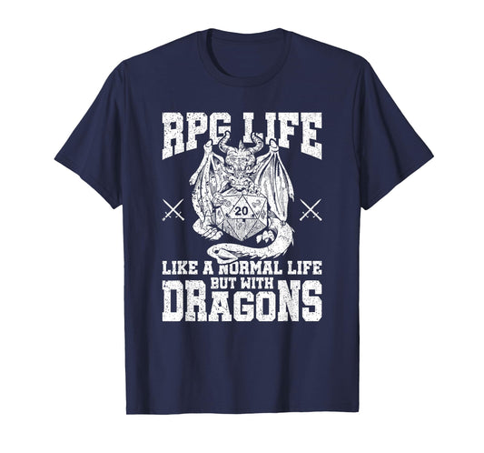 Funny RPG Life Definition Role Playing Tabletop RPG Gamer T-Shirt